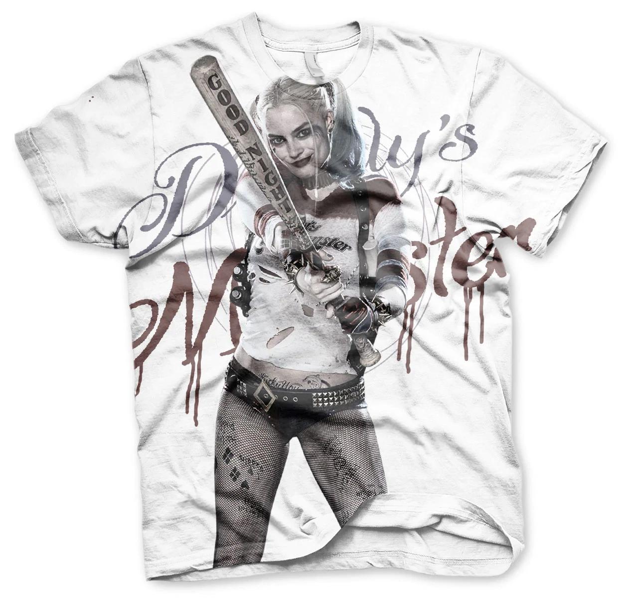 Suicide Squad Harley Quinn Daddys Lil Monster Official Mens T-Shirt S