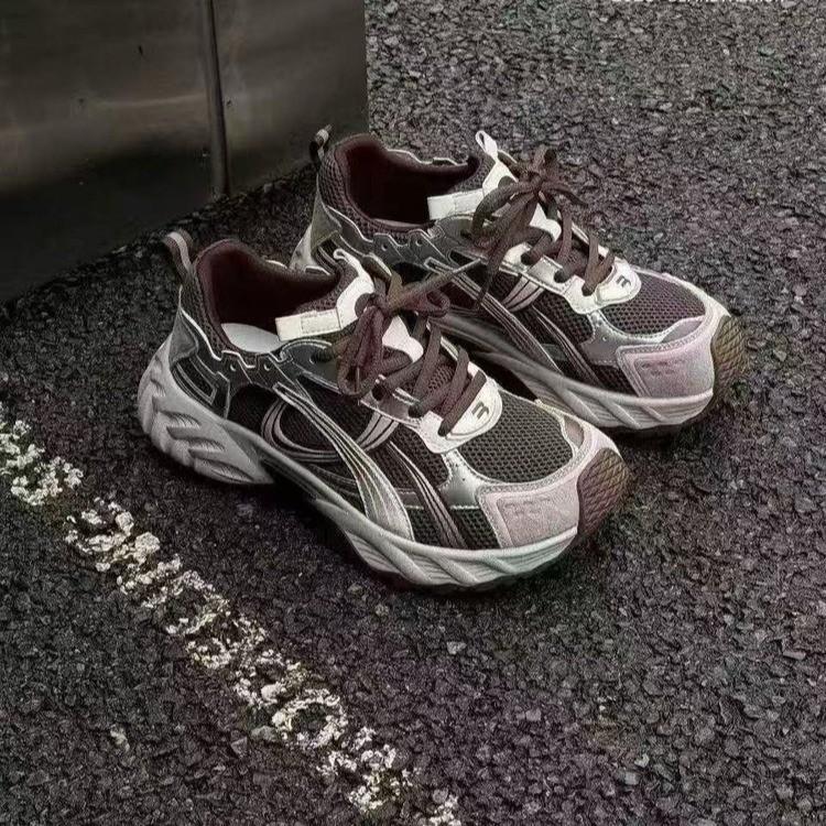 Korean Version of Leather Breathable Thick-soled Casual Sports Shoes Women's Autumn New Versatile Lightweight Soft Bottom Tide