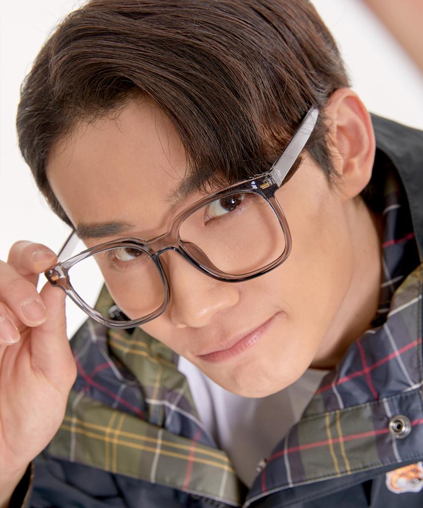 Eseubika Asa-C03 Horn-Rimmed Glasses Blue Light Blocking
