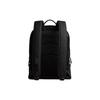 COACH 30 Logo Logo Zipper Closure Polished Pebble Texture Commuting Leather Backpack Backpack Large Men's Black