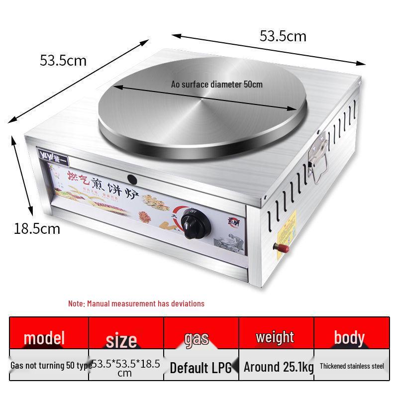Electric Cast Iron Crepe & Pancake Griddle for Home Use