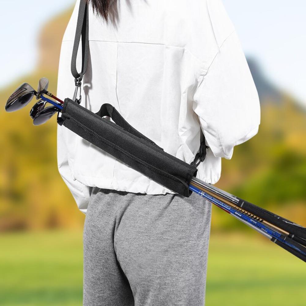 Adjustable Golf Club Bag Carrier Bag Golf Training Case Golf Club Tote Bag Play Golf