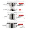 Outdoor Stainless Steel Camping Cookware Set Hiking Backpacking Cooking Picnic Bowl Pot Set
