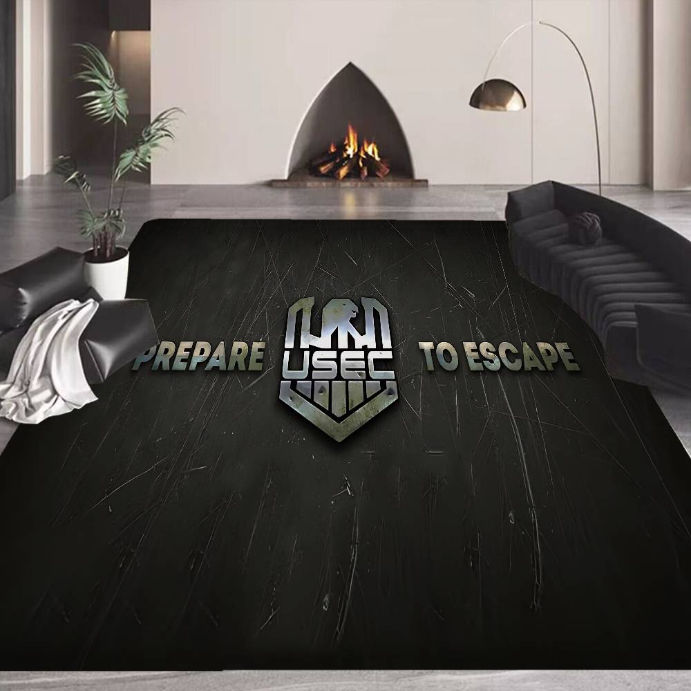 Game E-Escape From T-Tarkov Floor Mat Non-Slip Laundry Room Mat Laundry Decor Balcony Child Living Room Bedside Mats