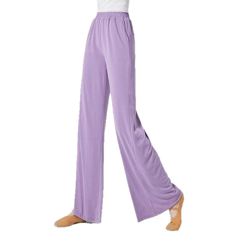Klassische Tanzhose Damen Neue Tanzkleidung Übung Weitbeinige Hose Erwachsene Lockere Tanzkleidung