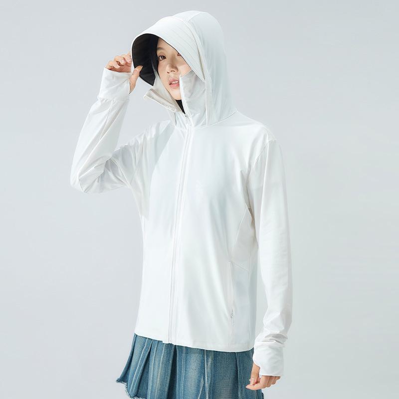 

Женская куртка Woodpecker из ледяного шелка с защитой от УФ-лучей - Летняя тонкая солнцезащитная модель UPF50+ 2025 L