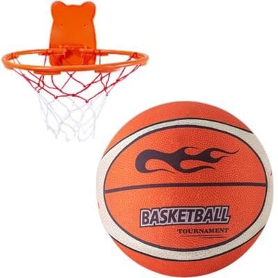 FALOFALO Soundless Silent Basketball with Hoop and Ball Cover for Dribbling Practice (Size 7)