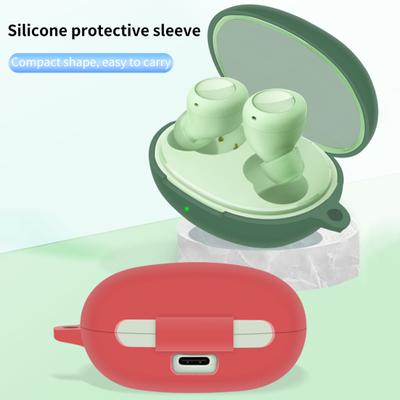 Capa protetora para fone de ouvido, ultrafina, à prova de poeira, silicone, compatível com Bluetooth, capa para fone de ouvido, ganchos de trava