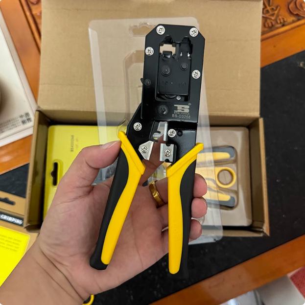 Dual-Use Network Cable Crimper BS-D3268 with Terminal Pliers, Free Shipping