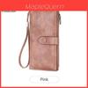 Rfid Womens Wallet With Leather Material And Leopard Print For Daily Use