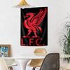 Liverpool Football Club Wanddekoration Wandteppich Kunst Für Haustiermemorial Geburtstag Hochzeitsparty Kulisse Familiengeschenk