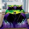 Kreslené Zločinci Maleficent Ursula Zlá Povlak na Peřinu 2/3dílné Ložní Prádlo S Povlakem na Polštář Vhodné pro Děti i Dospělé 3D Postel