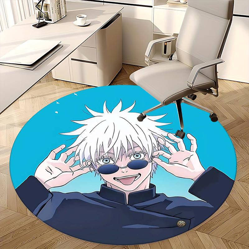 Hunter x Hunter,Gon Freecss Chair mat Round Rug Office carpet, Non slip, Suitable for Living Rooms, Bedrooms Decor 1205653a