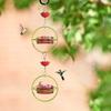 Hummingbird Feeder - Wide Mouth Nectar Feeder with Ant Moat, Easy-Refill Top & Leak-Proof, Unique Gift Outdoor Garden & Backyard Decor Hanging -