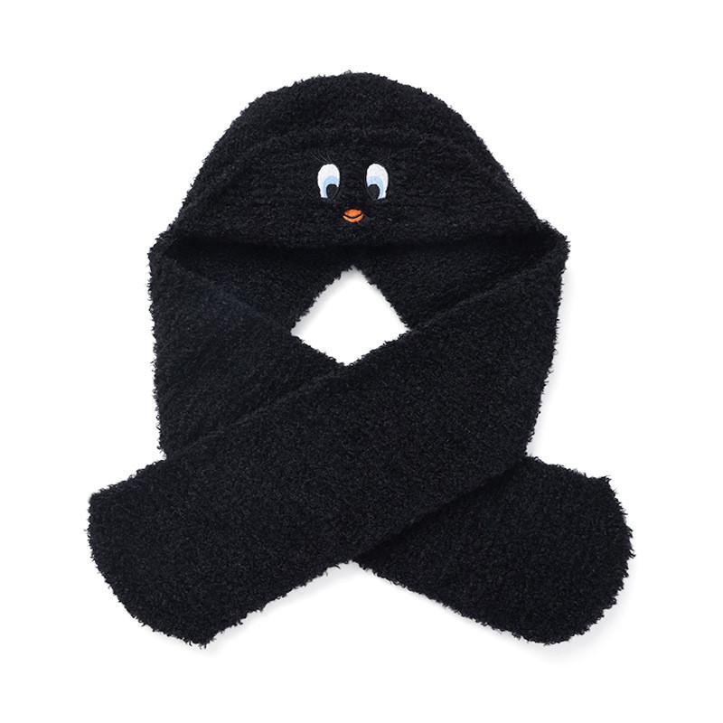 Plush Duck Beanie Cap With Neck Warmer For Cold Weather Use