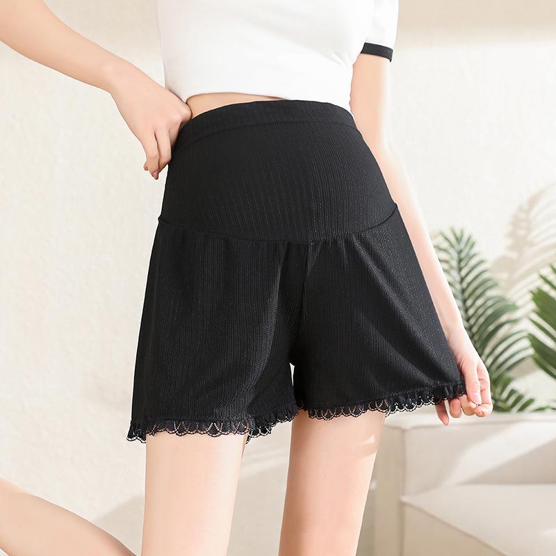 

Plus Size Maternity Summer Shorts - Thin, Casual, Loose Fit for Women 2XL чёрный