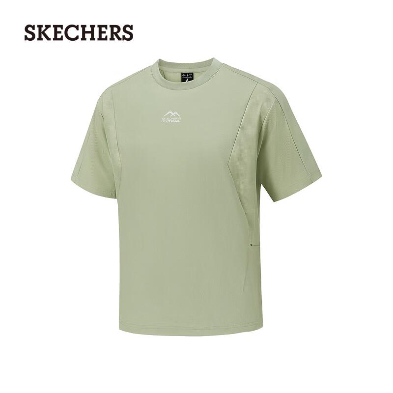Skechers Unisex Waterproof Sun Protection Short Sleeve T-Shirt P226U007