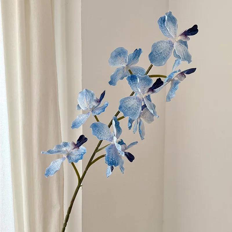 3D-gedruckte 9 Miniatur-Orchideen Schmetterlingsorchidee Materialien für High-End-Hotel Hochzeit Kunstblumen-Kunstszene Arrangement