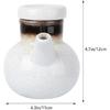 Angoily Soy Sauce Bottle Ceramic Seasoning Bottle Ceramic Soy Sauce Dispenser Bottle 300ml Japanese Style Oil Dispenser Vinegar Dispenser Shoyu Soy