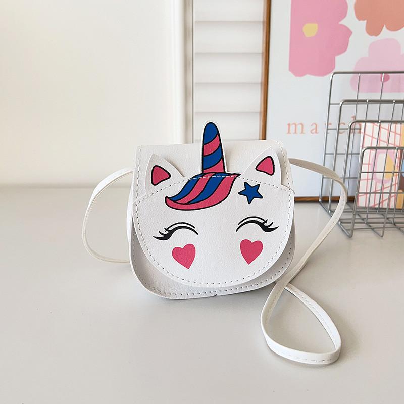 Adorable Unicorn Themed Kids Crossbody Bag Perfect For Girls Lightweight Breathable Design