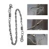 Adjustable Length Punk and Hip Hop Style Metal Pants Chain Accessory for Streetwear Enthusiasts and Trendsetters