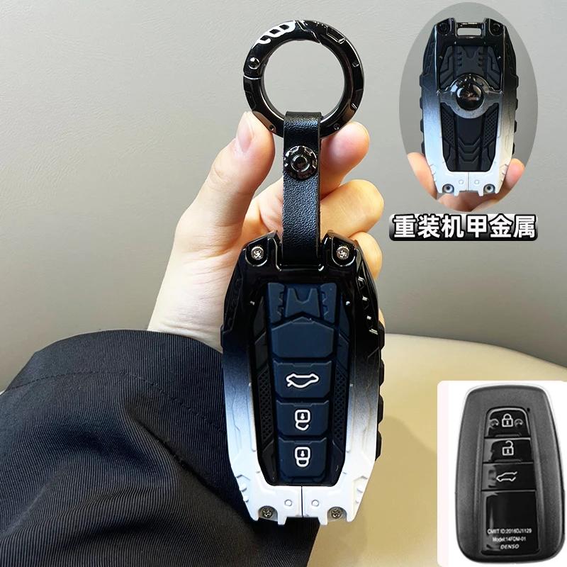bsqrw5 Car Remote Key Case Cover for Toyota GR RAV4 Crown Hilux Fortuner Corolla SE 2023 Camry Yaris Land Cruiser Prado Venza Accessory
