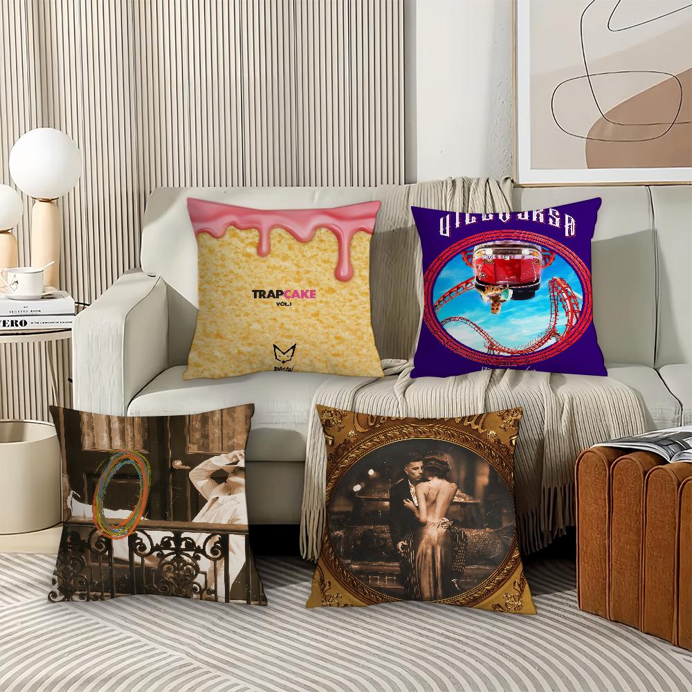 Singer Cool R-Rauw Alejandro Pillow Case Suitable For Bedrooms Living Rooms Cars Home Decoration
