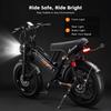 PURE UNICORN U5 City Electric Bike  48V 1000W Motor  48V 19.2Ah Battery  45km/h Max Speed 55-80km Max Range 20 x 4.0" Fat Tires