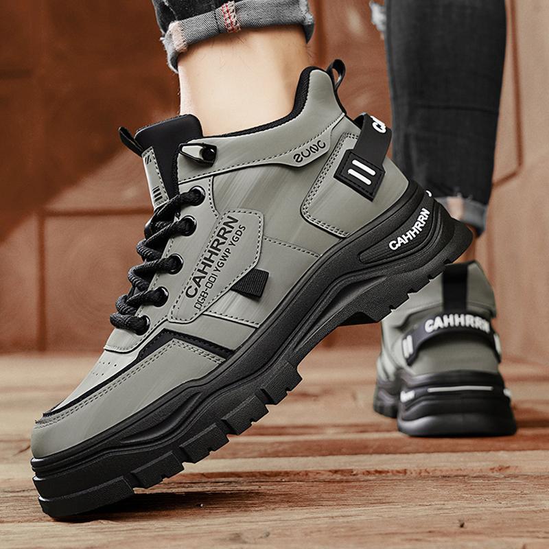 Fashion CYYTL Mens Boots Winter Casual Shoes Cowboy Combat Tactical Motorcycle Chelsea Ankle Work Leather Outdoor Hiking Designer Luxury