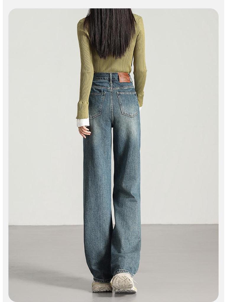 Summer Lyocell Distressed High Waist Slim Jeans