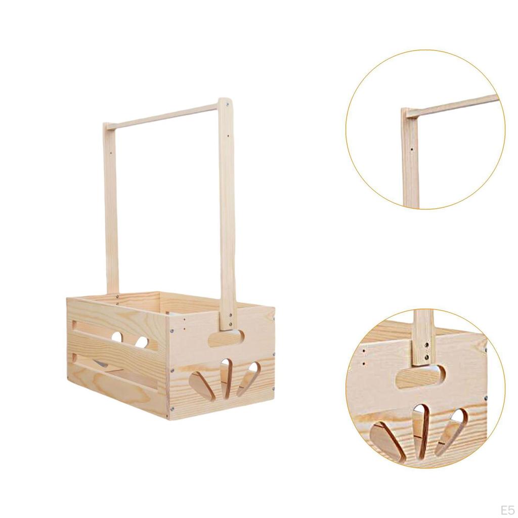 Baby Shower Crate Closet, Basket with Handle,Storage Box,Sturdy,Portable,Welcome Gift
