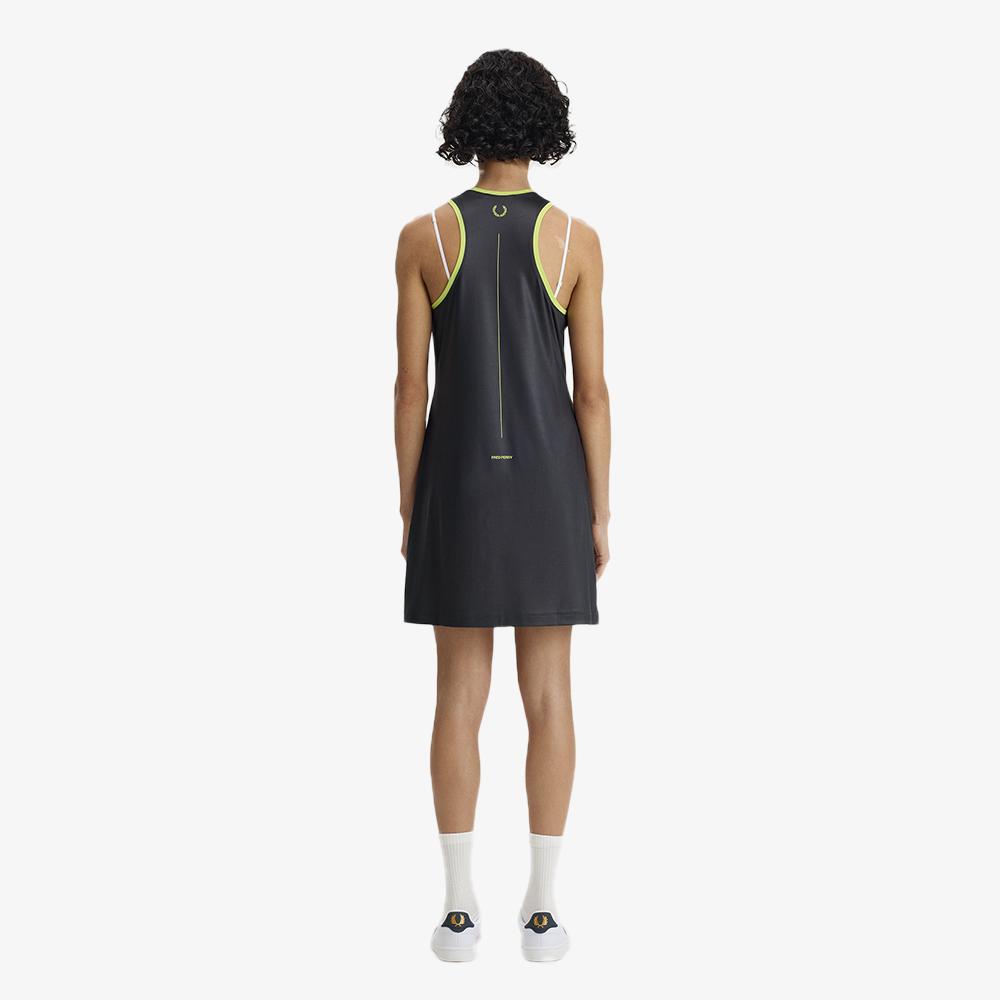 FRED PERRY [Tennis] Tennis Print Dress - Anchor Grey Afpf2612184-297