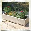 Welcome Wood Compact Planter 60 Type CP60-GC Capacity Approximately 10 liters GC Garden Cream Length 60cm Height 15cm Depth 18cm