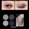 4 Colors Punk Smokey Cool Toned Eyeshadow Palette Metal Pearlescent Matte Lasting Eyeshadow Black Gray Party Eye Pigments Makeup