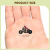 1:64 Miniature Figure Motorcycle Rider DIY Projects Painted Ornament Diorama