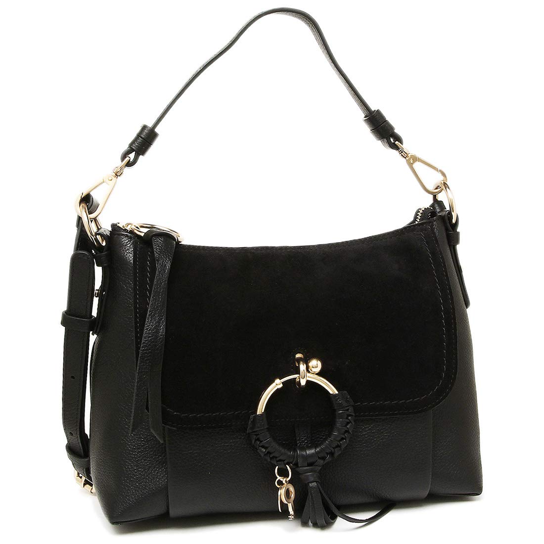 

by Joan S CHS17US910330 Black [See Chloe] Tri-fold Wallet, Size, 2-Way Bag, Women s (1) BLACK(001) [Used]