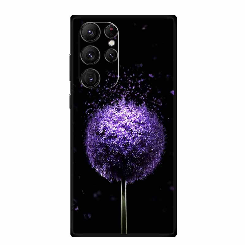 For Samsung S22 / S23 Ultra Case S23Ultra Black Silicone Soft Phone Case For Samsung Galaxy S22 Ultra Back Cover Case S 23 Ultra