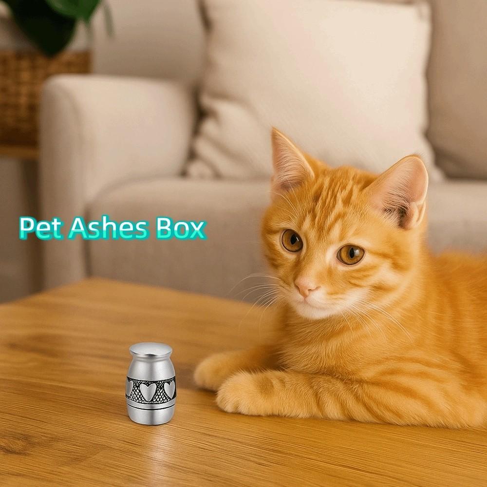 Aluminum Zinc Zinc Alloy Dog Cat Memorial Urn Mini Pet Cremation Urn  For Pets Small Animals Ashes