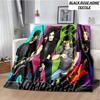 Coperta Artistica di Moda Tokio Hotel Rock Band Lenzuolo di Lusso per Camera da Letto Coperta Calda per Viaggi all'Aperto Campeggio Picnic Pausa Pranzo