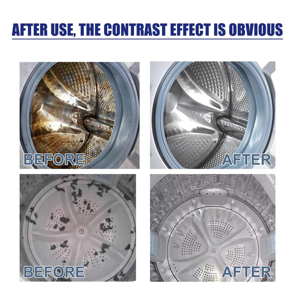 12pcs Washing Machine Cleaning Tablets Drum Type Water Tank Washing Machine Cleaning Odor Dirt Cleaner Cleaning Tablets