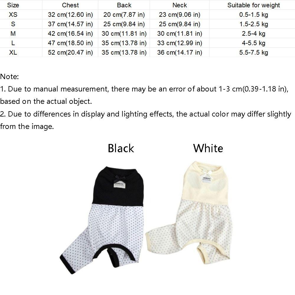 Dog Home Clothes Breathable Dog Jumpsuit Polka Dot Thin Comfortable Four Legged Pet Clothing Cute Dog Overalls Daily Walk
