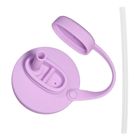 Yousheng Cup Lid Anti-Spill Design Prevents Spills Perfect Fit Straw Cover Food Grade Silicone Beverage Can Lid