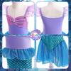 JIEAIRUI Princess Transformation Halloween Kids Christmas Gift Ariel-style Dress, Children's Mermaid-style Cosplay, Ariel-style Dress, Kids'