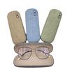 Glasses case Myopia eye box Cotton and linen girl's simple Harajuku boys creative personality portable anti-pressure sunglasses case