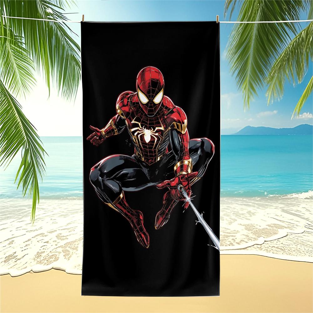 Superhero Spider-Man Beach Towel, For Travel Gym Shower Camping Quick Dry Sports Classic Large Beach Towels,Best Kids Boys Gift
