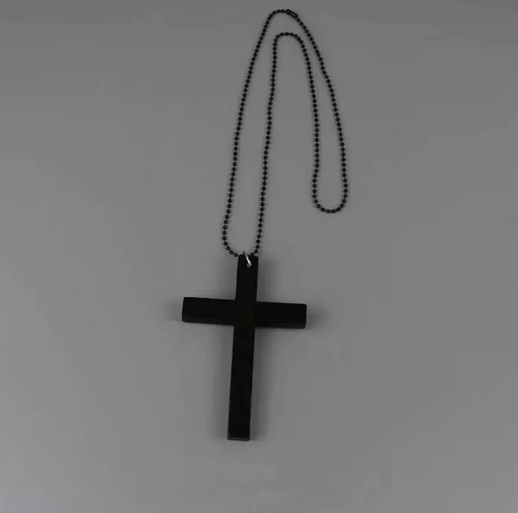 Gothic Punk Maillard Style Crystal Bead Chain Necklace for Woman Animal Horror Black Bat Cross Zircon Gift Witch Choker Gift