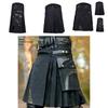 Eleganter mittelalterlicher schottischer Herrenkilt für authentische Vintage-Cosplay-Kostüme