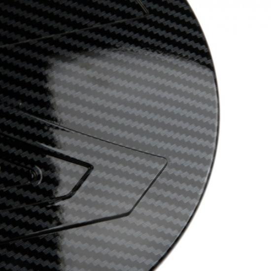 Carbon fiber style fuel tank gas door cover trim fit for Toyota Tacoma 2024+