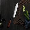 9.5 Inch Forged Kiritsuke Kitchen Knife Hammer Blade Stainless Steel Chef Knife Meat Fish Sashimi Salmon Sushi Knives