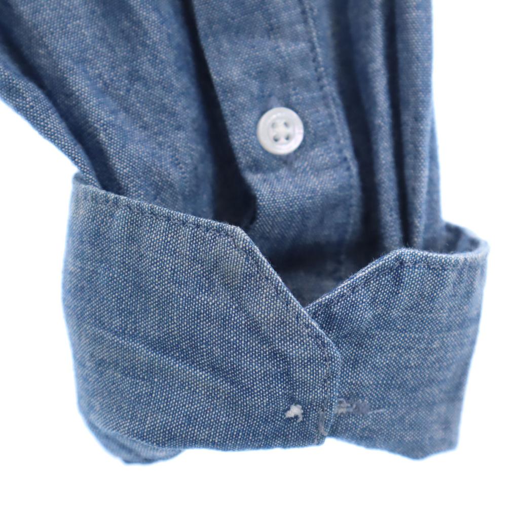 Armani Exchange Long Sleeve Chambray Shirt XS Blue Navy Blue Men's Used